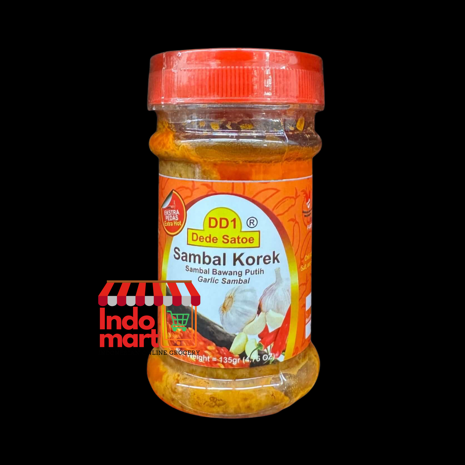 DD1 Sambal Korek / Garlic Style Chili Sauce 4.76oz