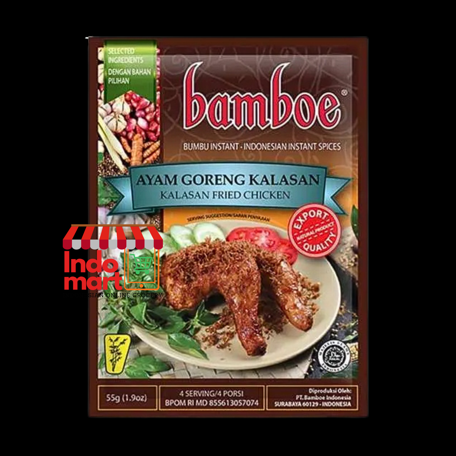 BAMBOE Ayam Goreng Kalasan / Kalasan Fried Chicken 1.9oz (Sauce Seasoning)