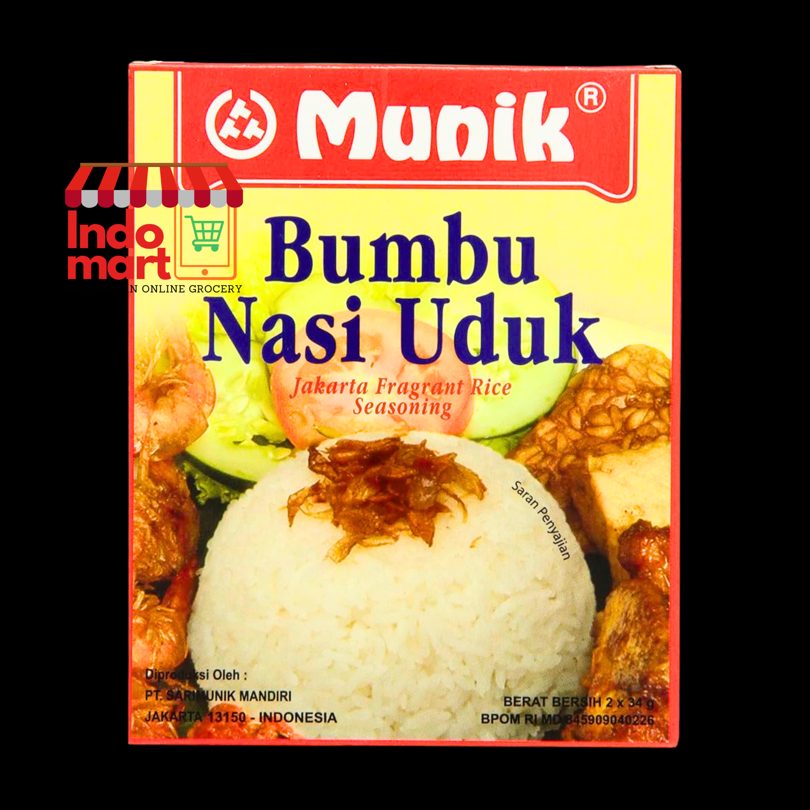 MUNIK Bumbu Nasi Uduk / Savory Coconut Rice (Sauce Seasonings)