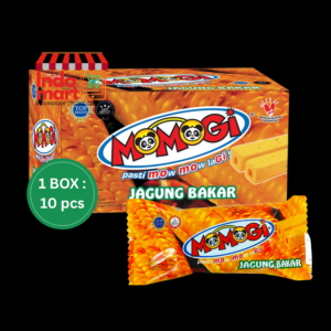 MOMOGI Stick Jagung Rasa Jagung Bakar / Corn Sticks Roated Corn Flavors 0.35oz 1box/10ct (Copy)