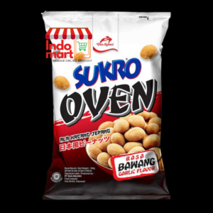 DUA KELINCI Sukro Panggang Rasa Bawang / Roasted Coated Peanut Garlic Flavor 7.95oz