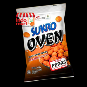 DUA KELINCI Sukro Panggang Pedas / Roasted Coated Peanut Spicy Flavor 7.95oz