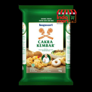 BOGASARI Cakra Kembar Tepung Roti & Mi / Flour for Bread & Noodle 1kg